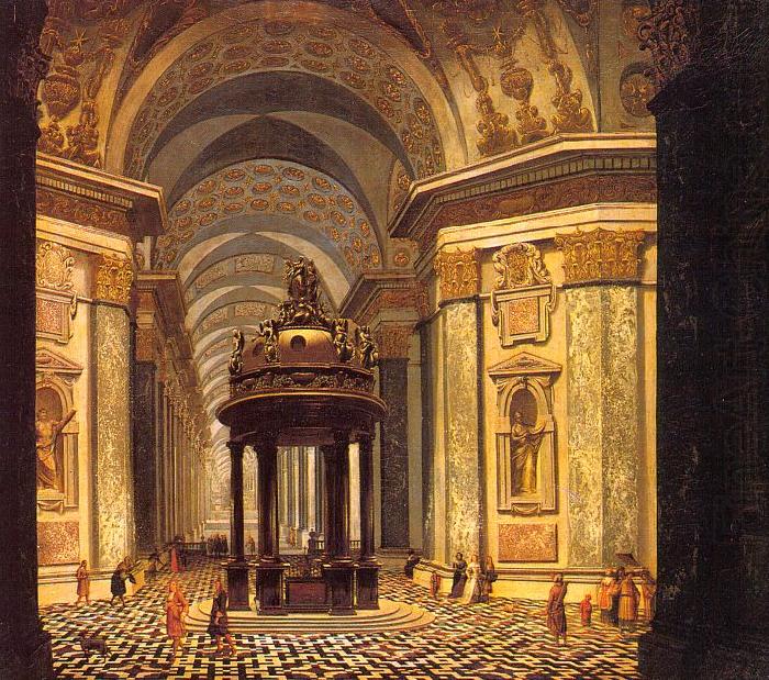 Wilhelm Schubert van Ehrenberg Church Interior china oil painting image